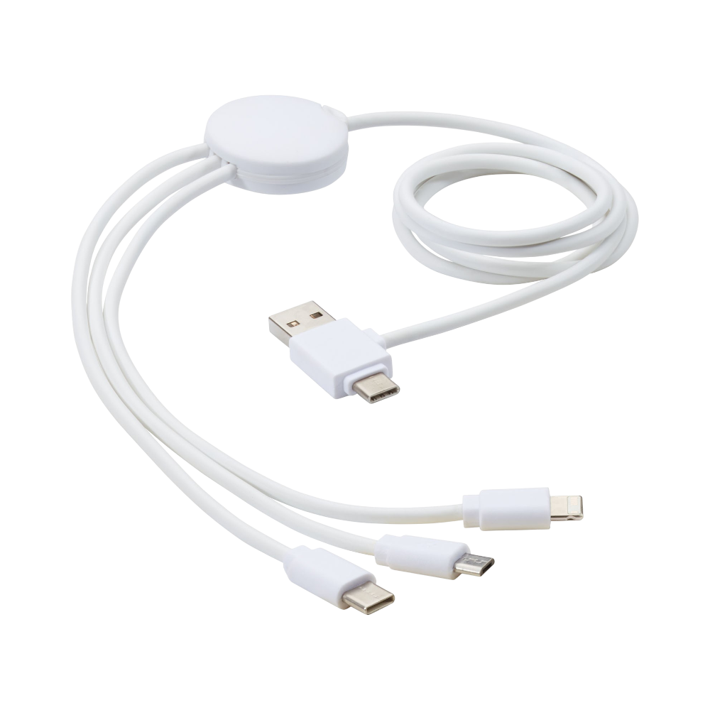 Pure 5-in-1 Charging Cable with Antibacterial Additive