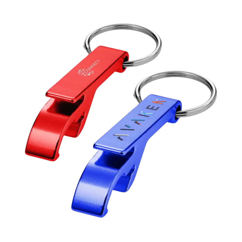 RCS Recycled Aluminium Bottle and Can Opener with Keychain