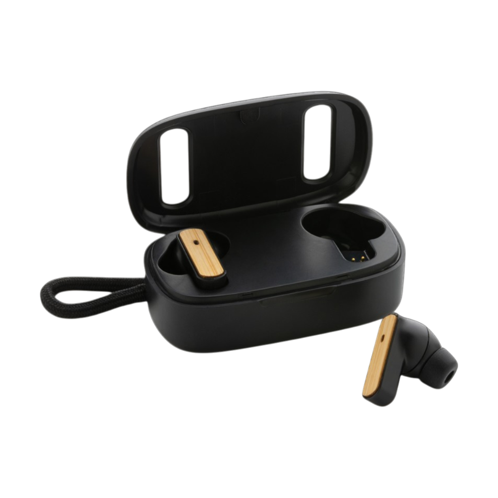 RCS Recycled Plastic & Bamboo TWS Earbuds