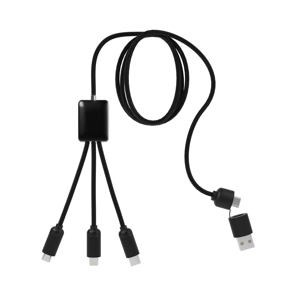 Recycled 5-in-1 Extended Charging Cable