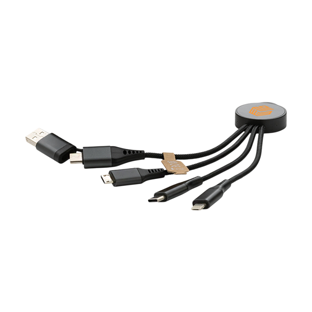 Recycled Aluminium 6-in-1 Charging Cable