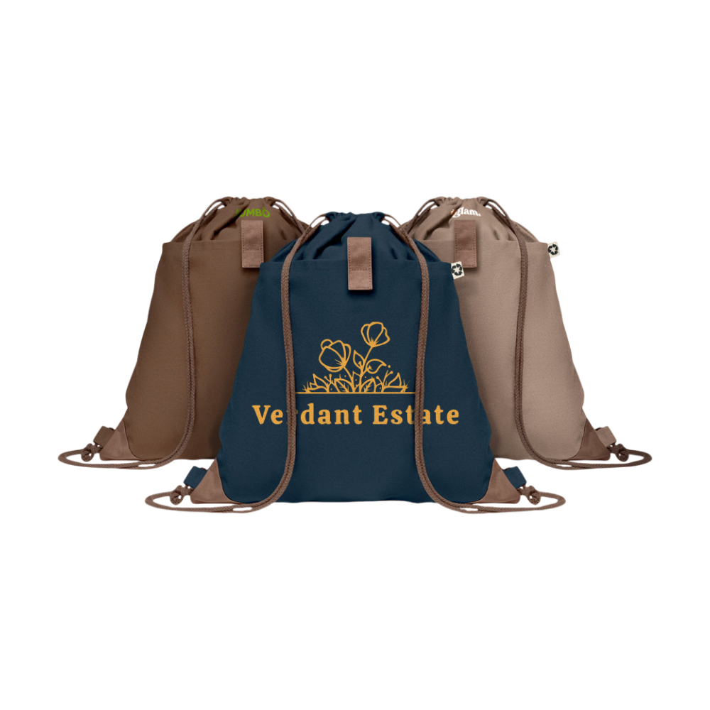 Recycled Cotton Drawstring Bag