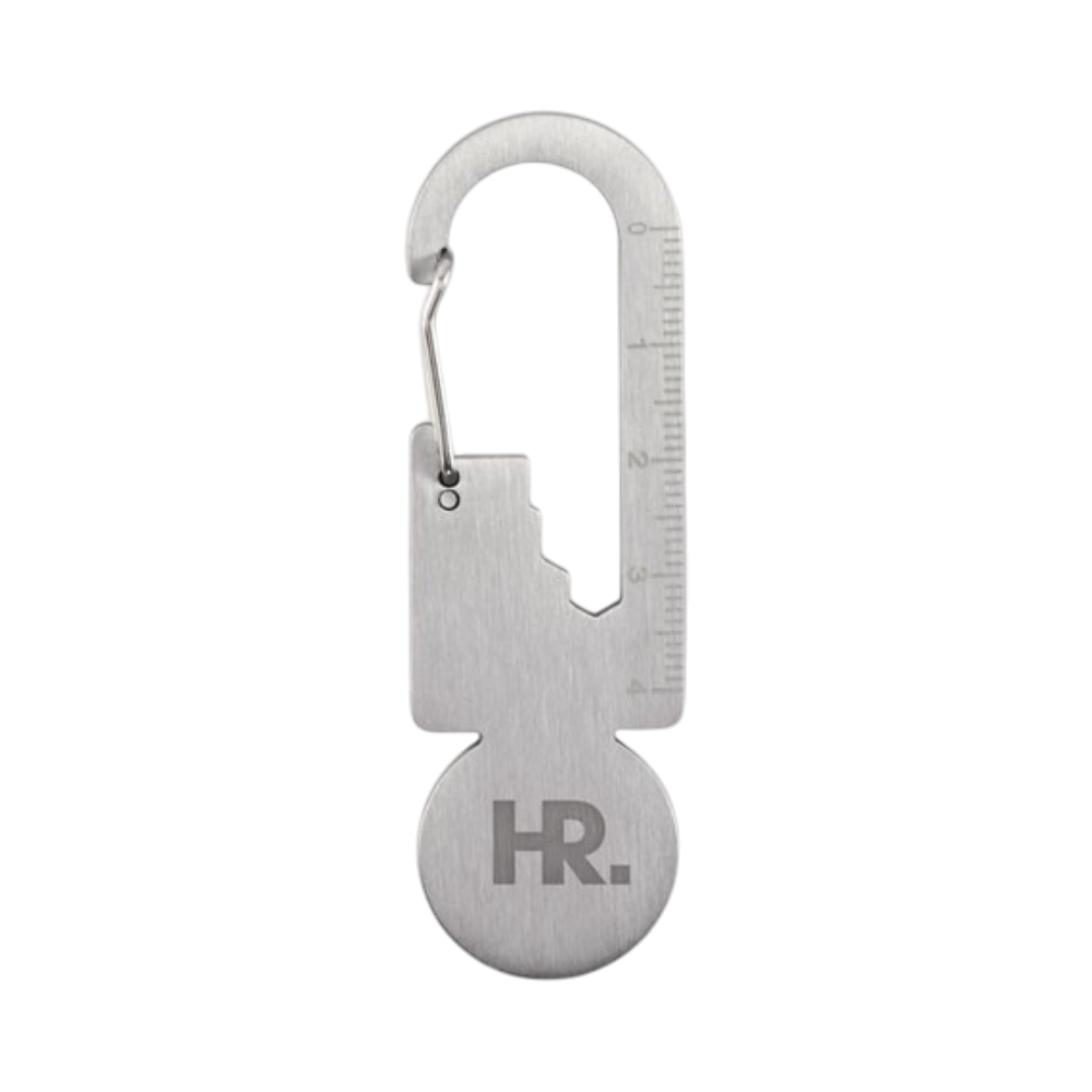 Recycled Stainless Steel Multifunctional Key Ring Token