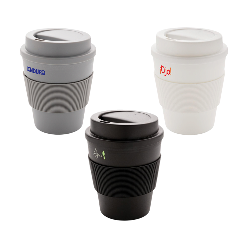 Reusable Coffee Cup with Screw Lid 350 ml