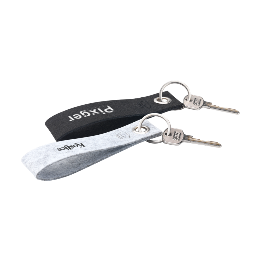 RPET Felt Keyring