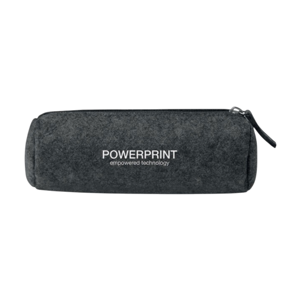 RPET Felt Zippered Pencil Case