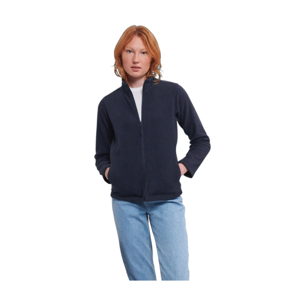 Russell Athletic Ladies Zip Fleece