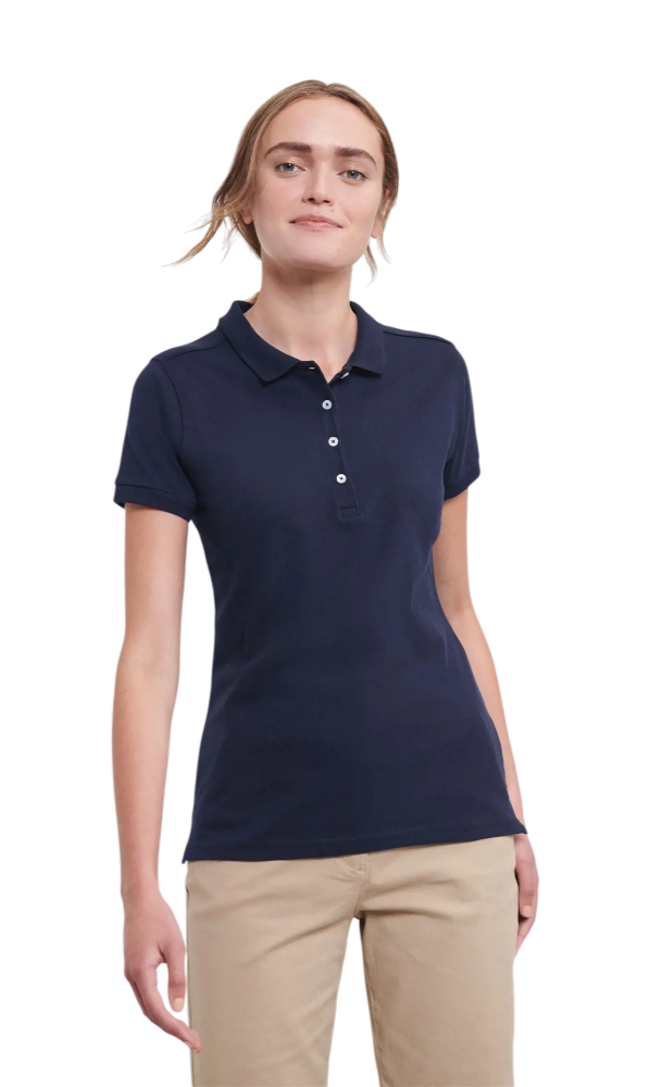 Russell Fitted Stretch Polo