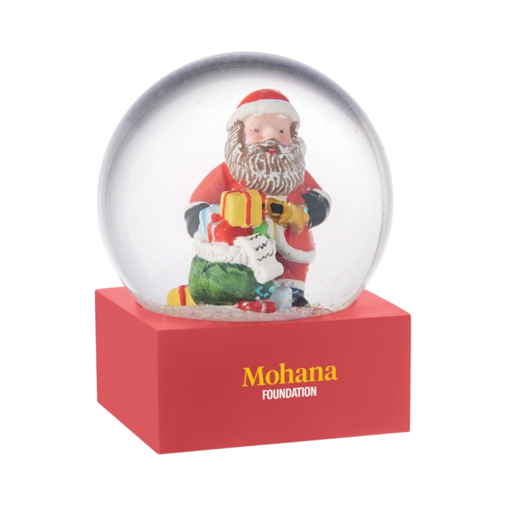 SANTISIMO Snow Ball Glass Ornament