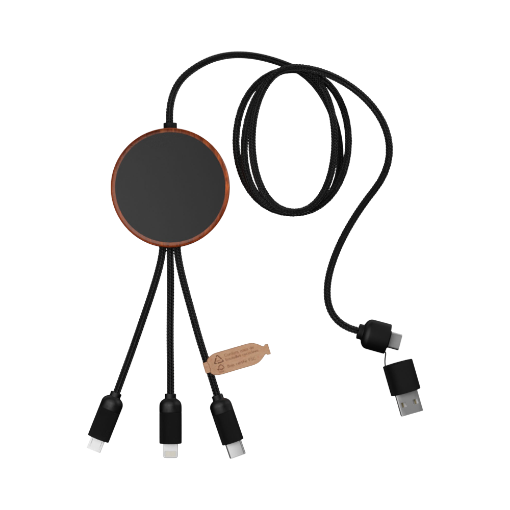 SCX.design C40 rPET & Bamboo Charging Kit