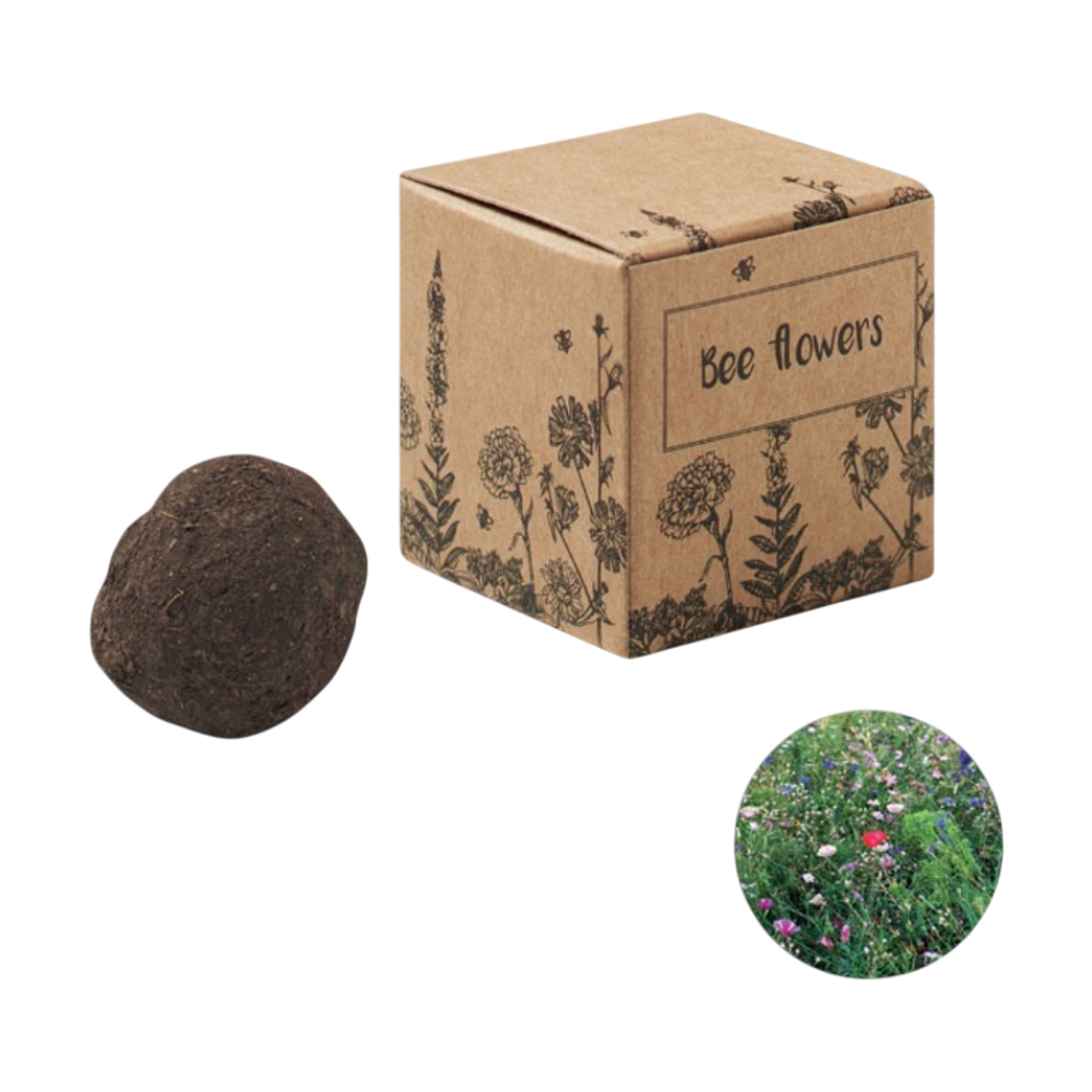 Seed Bomb with Bee Flowers