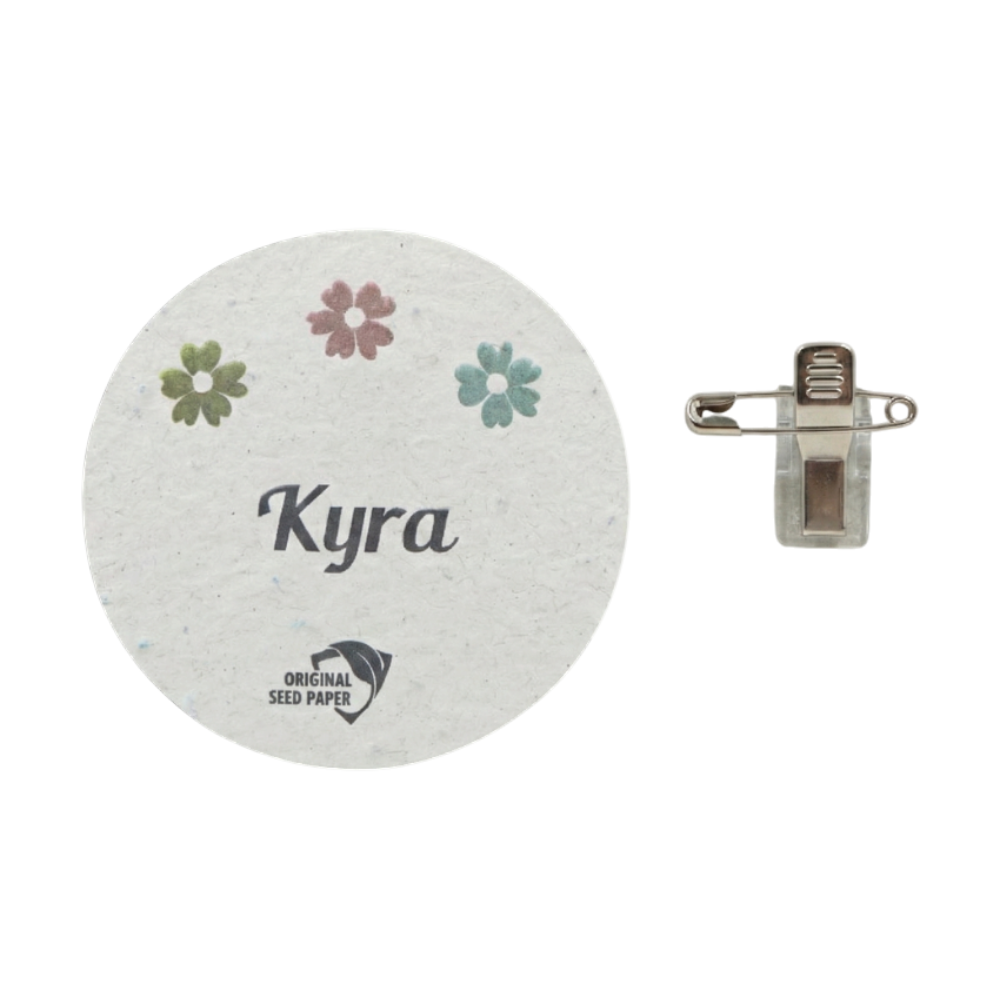 Seed Paper Badges 75 mm