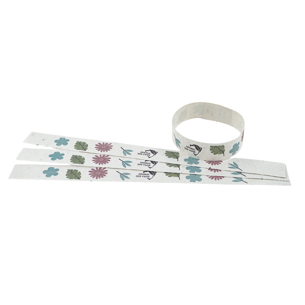 Seed Paper Wristbands