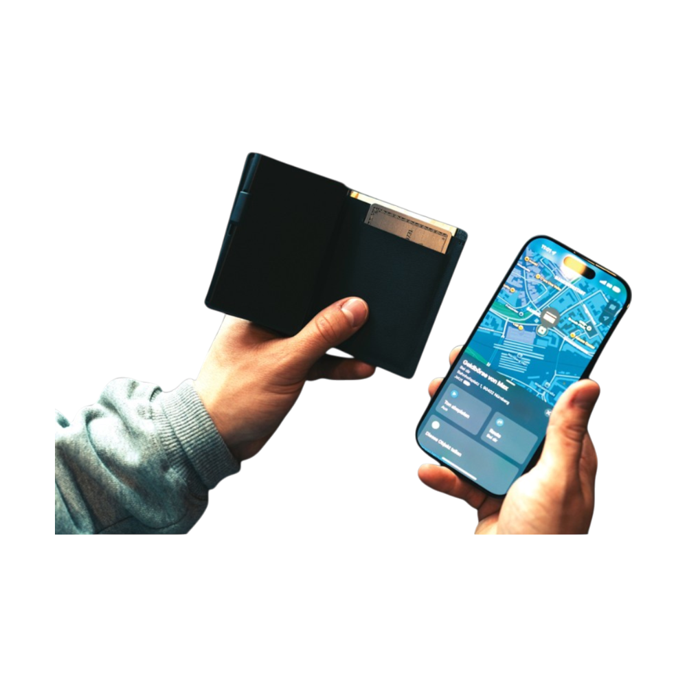 Seekcard Recycled Polyester Card Wallet with Worldwide Locating