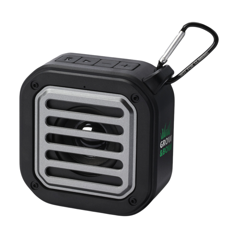 Solo 3W IPX5 Solar Bluetooth Speaker with Carabiner