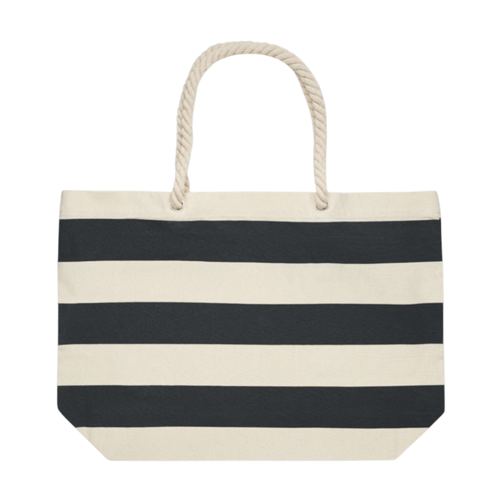 Stripe Cotton Beach Bag