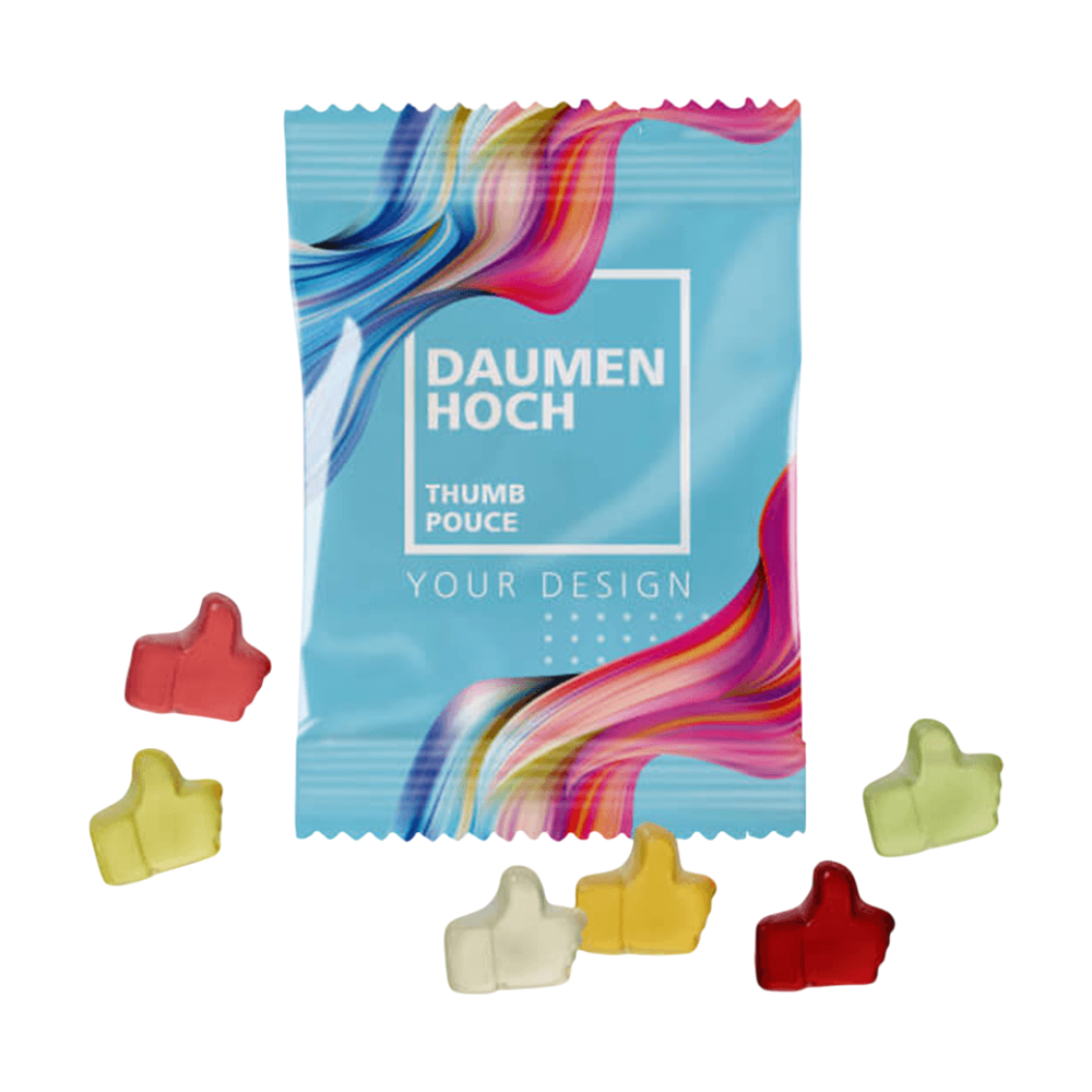 Thumbs Up Fruit Juice Gummy