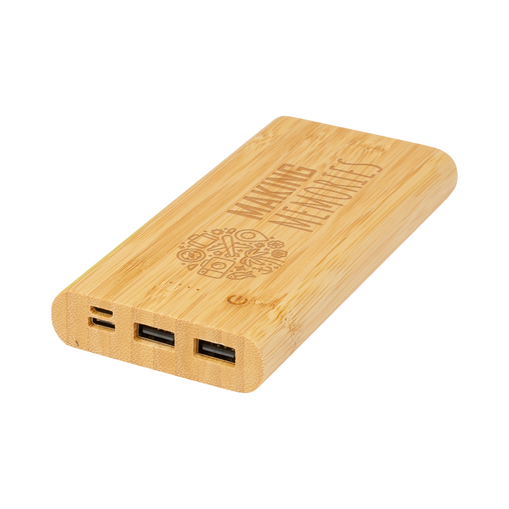Tulda Bamboo Power Bank 10000mAh