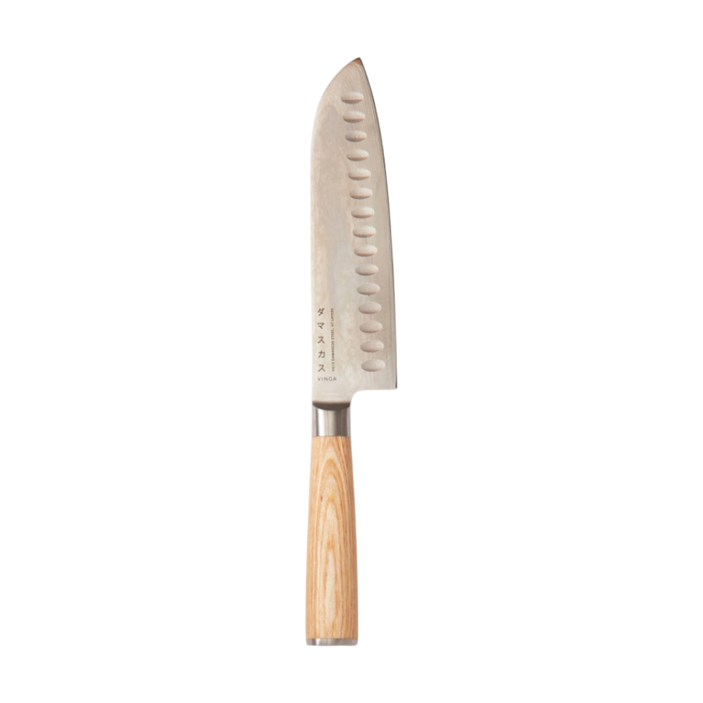 VINGA Hattasan Damascus Santoku Knife