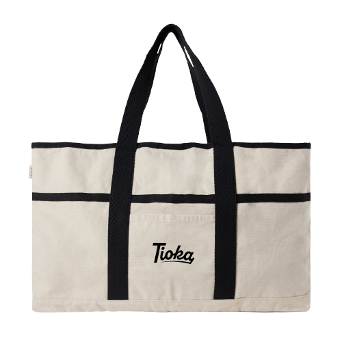 Vinga Volonne recycled canvas beach bag