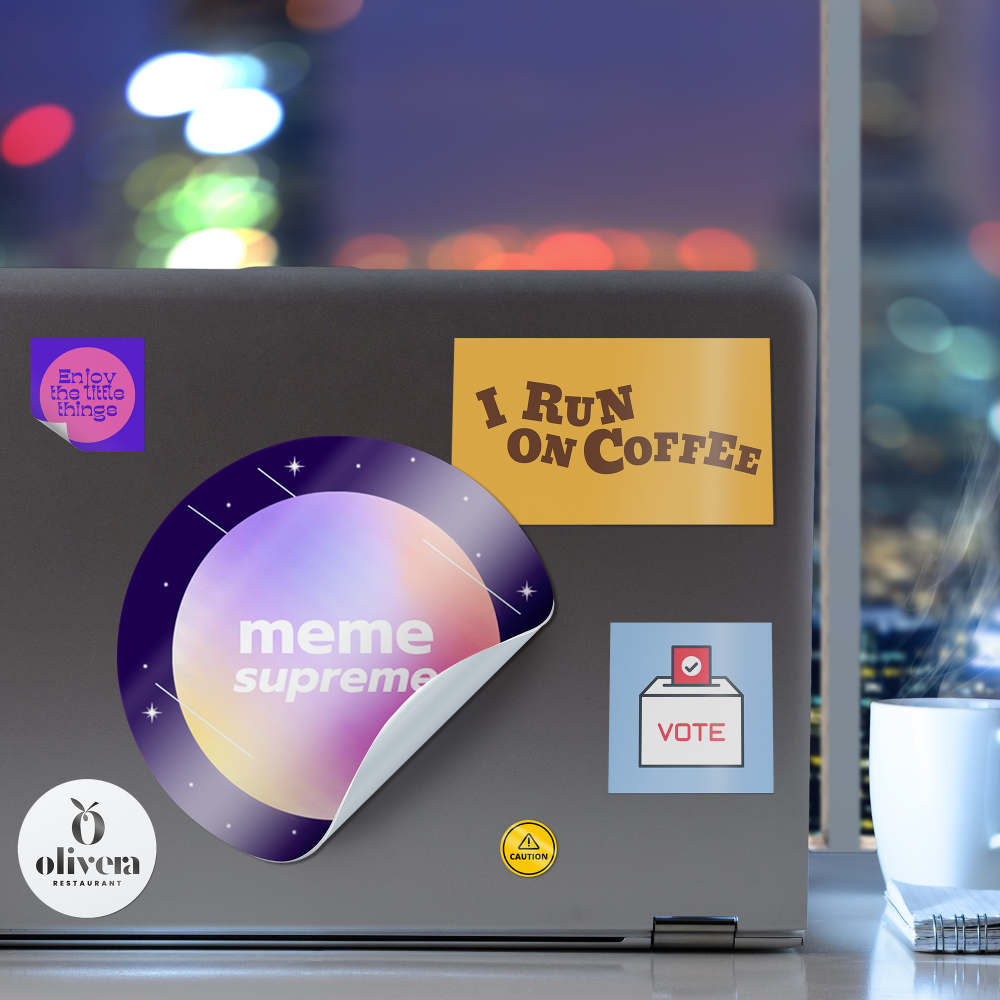 White Film Stickers