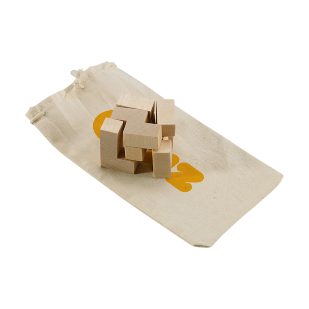 Wooden Brain Teaser Cube