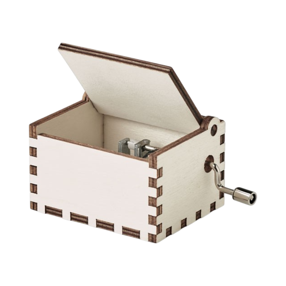 Wooden Christmas Music Box
