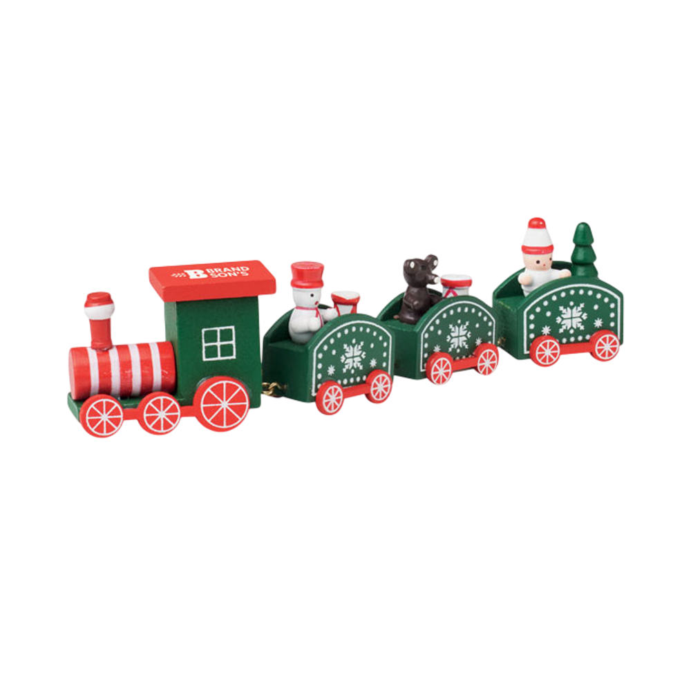 Wooden Christmas Train