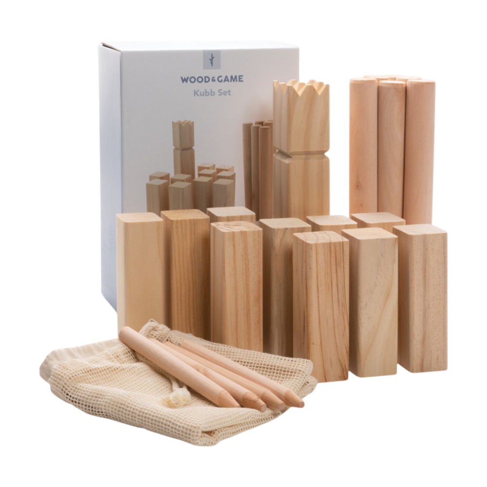 Wooden Kubb Set