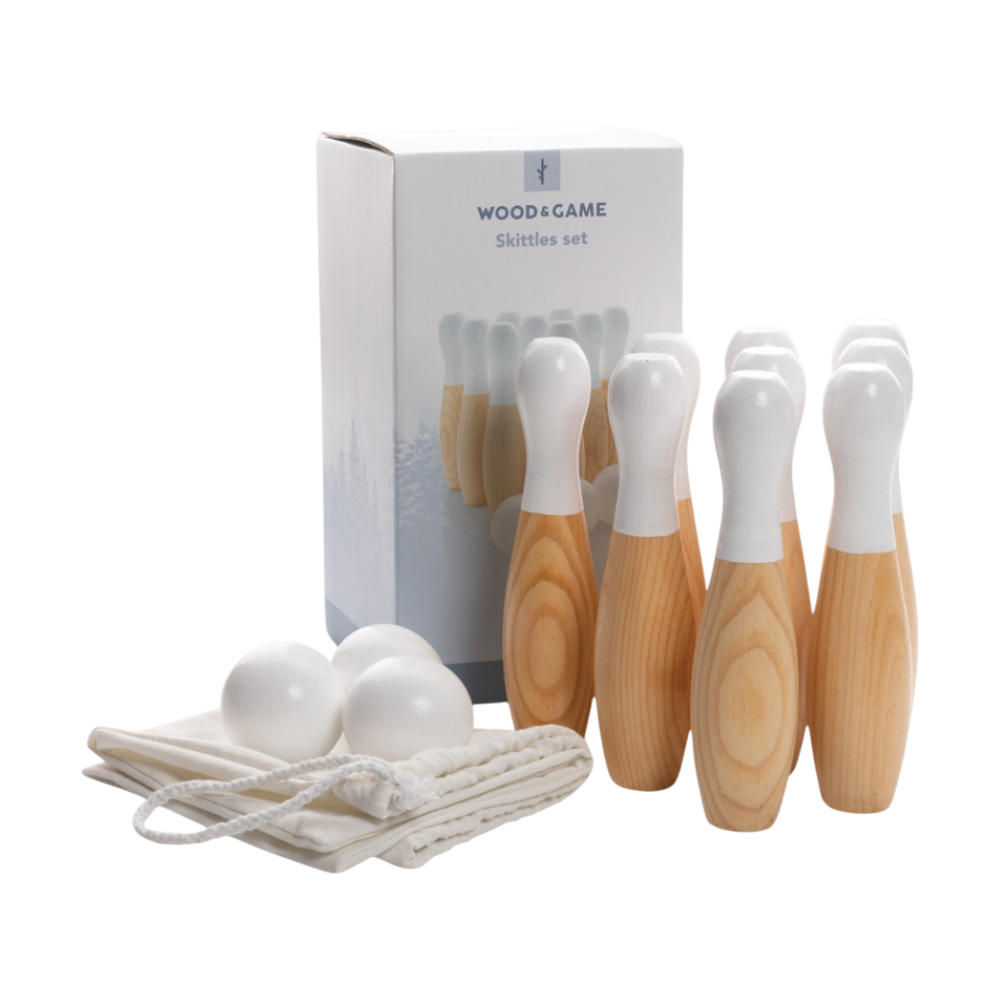 Wooden Skittles Set