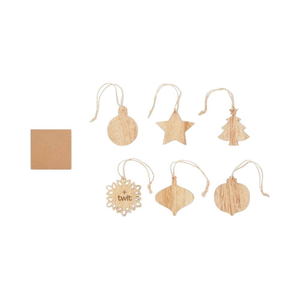 Wooden Xmas Ornaments